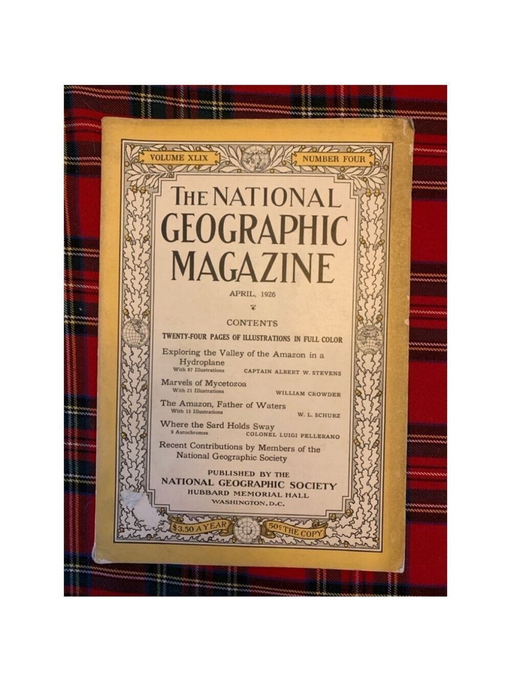April 1926 National Geographic Magazine